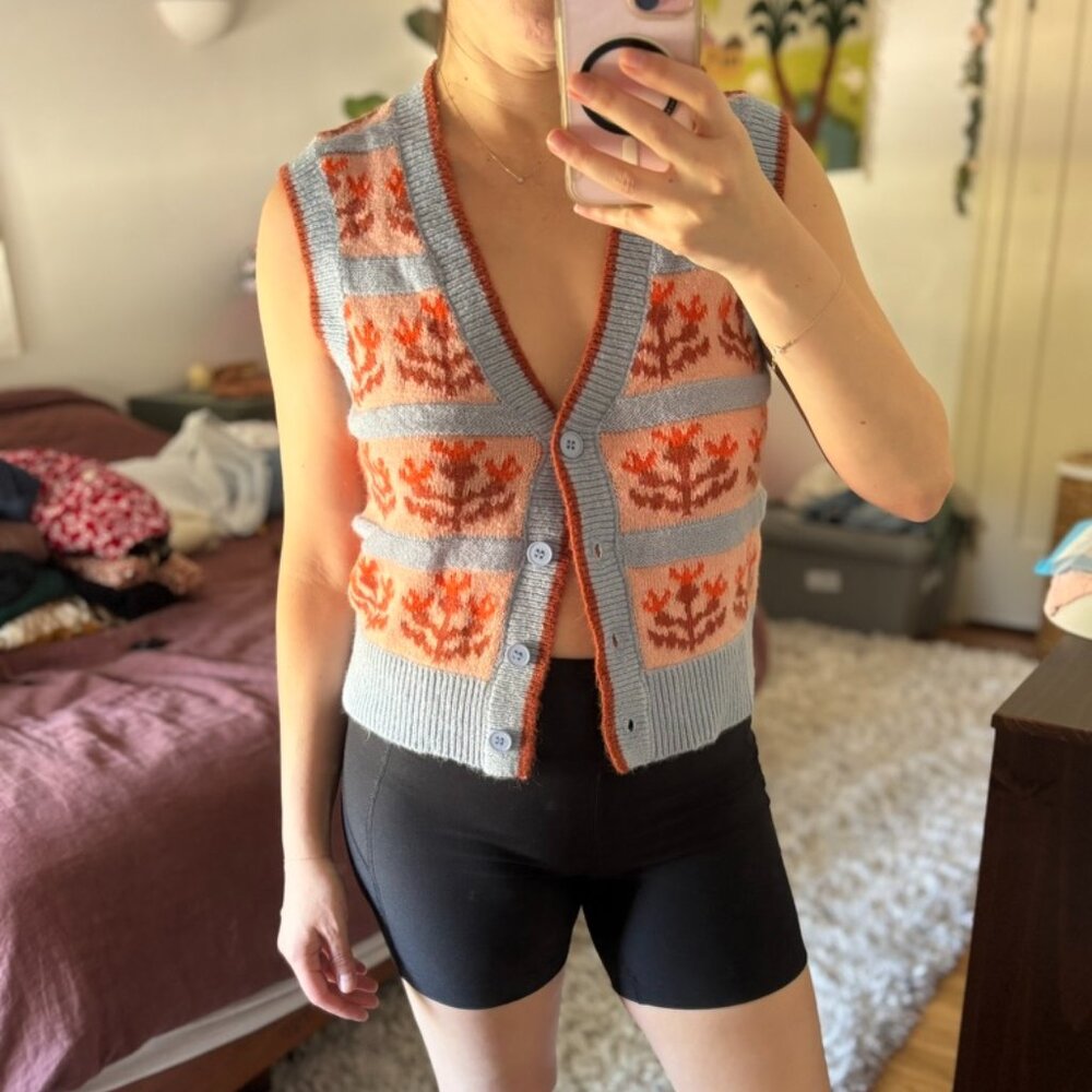 Tiny Big Sister / Tiny Cottons knitted Patric Vest Jacquard